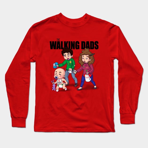 The Walking Dads Long Sleeve T-Shirt by missraboseta